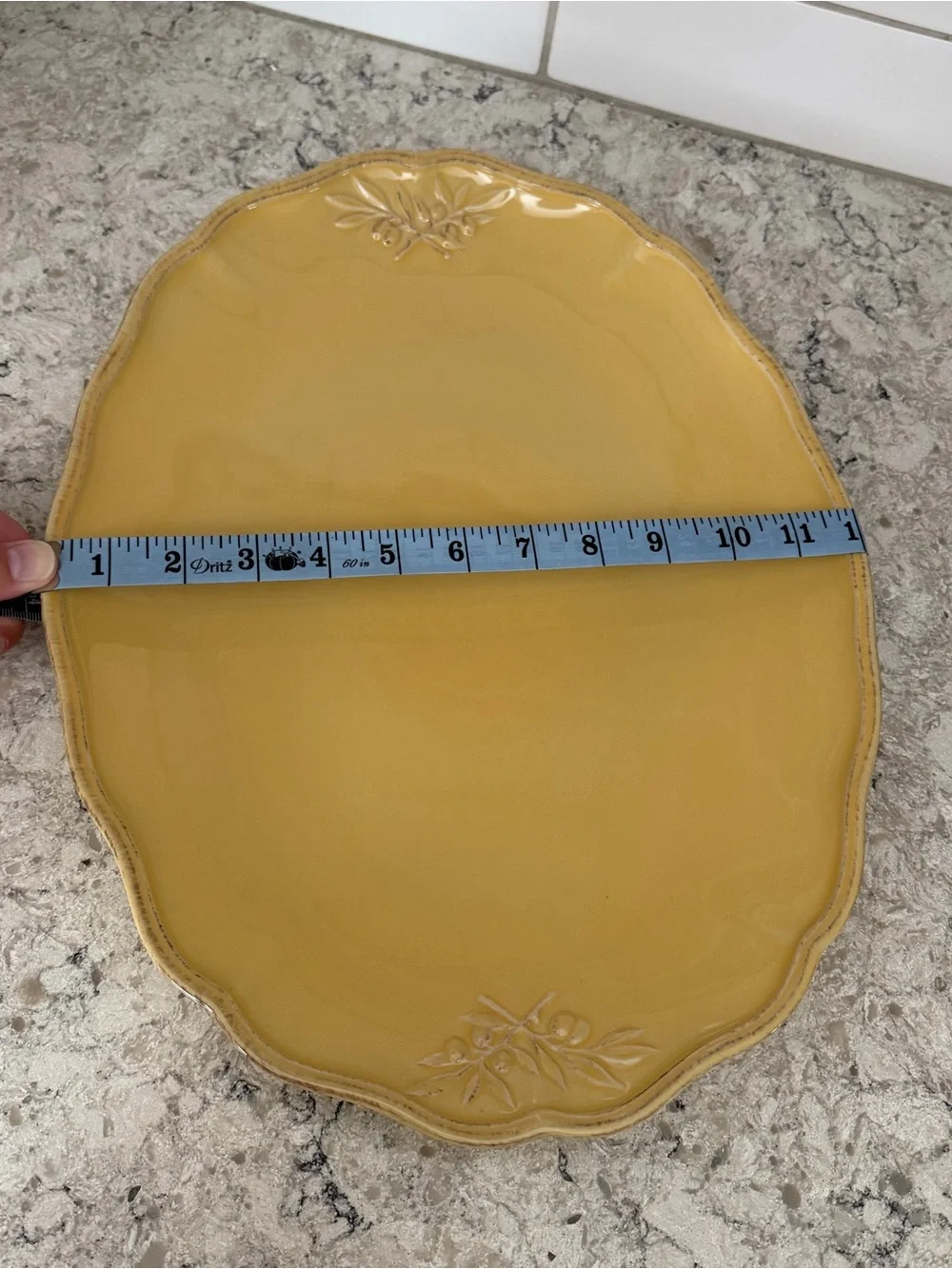 Sur La Table Yellow Oval “Italian Olive